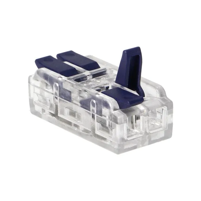 141221 - 2-wire clamp splicing connector, double-sided; for any 0.75-4mm² wire; IEC 250V/32A; 50 pcs.
