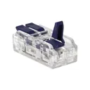 141221 - 2-wire clamp splicing connector, double-sided; for any 0.75-4mm² wire; IEC 250V/32A; 50 pcs.