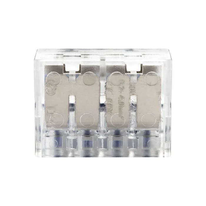 141210 - 4-wire clamp splicing connector; for wire 0.75-4mm²; IEC 450V/32A, 10 pcs.