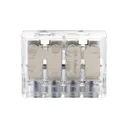 141210 - 4-wire clamp splicing connector; for wire 0.75-4mm²; IEC 450V/32A, 10 pcs.