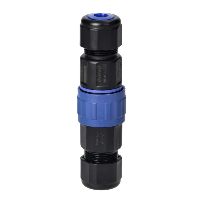 141199 - Cable connector socket and plug, 5x4mm2, IP68