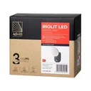 140788 - RIOLIT LED 15W, grey garden luminaire with motion sensor, 1100lm, IP65, 4000K