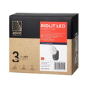 140788 - RIOLIT LED 15W, grey garden luminaire with motion sensor, 1100lm, IP65, 4000K