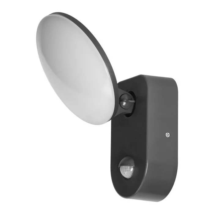 140788 - RIOLIT LED 15W, grey garden luminaire with motion sensor, 1100lm, IP65, 4000K