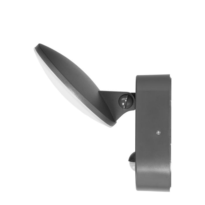 140788 - RIOLIT LED 15W, grey garden luminaire with motion sensor, 1100lm, IP65, 4000K