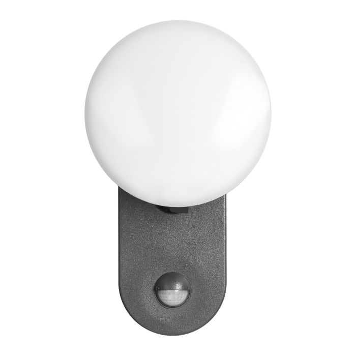 140788 - RIOLIT LED 15W, grey garden luminaire with motion sensor, 1100lm, IP65, 4000K