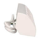 141184 - Furniture socket, silver-white, Schuko A set of three network sockets with grounding and current circuit's diaphragms, ideal for mounting in cabinets, display cases and display cabinets.