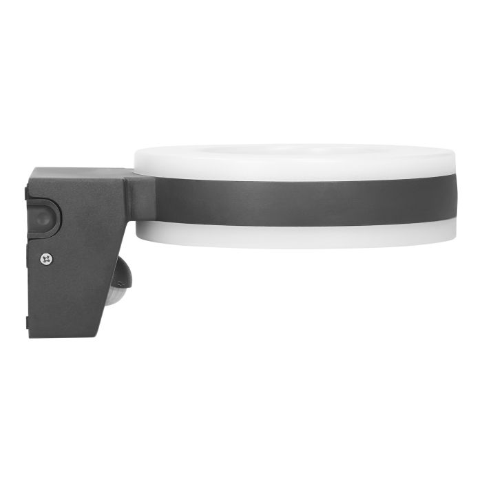 140791 - HOWLIT LED 20W, grey garden luminaire with motion sensor, 1800lm, IP65, 4000K