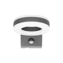 140791 - HOWLIT LED 20W, grey garden luminaire with motion sensor, 1800lm, IP65, 4000K