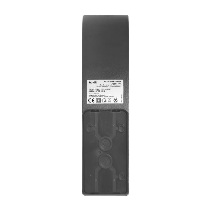 140797 - FRENIT LED 20W, grey garden luminaire with motion sensor, 2300lm, IP65, 4000K, dimmer
