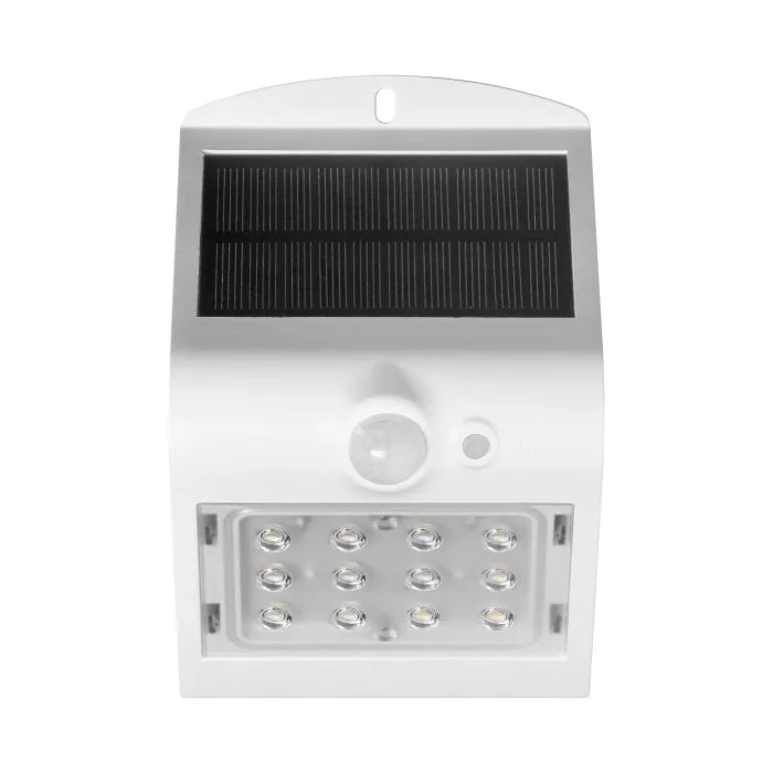 140801 - LED solar garden lamp SILOE with motion sensor, white