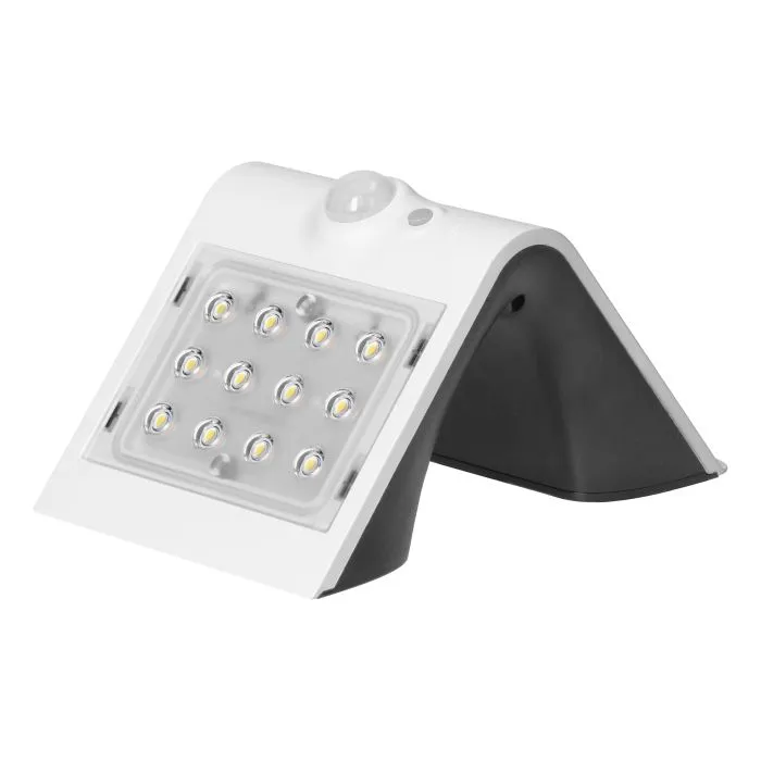 140801 - LED solar garden lamp SILOE with motion sensor, white