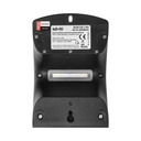 140802 - LED solar garden lamp SILOE with motion sensor, black 220lm, IP65,4000K, white