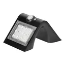 140802 - LED solar garden lamp SILOE with motion sensor, black 220lm, IP65,4000K, white