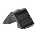 140802 - LED solar garden lamp SILOE with motion sensor, black 220lm, IP65,4000K, white