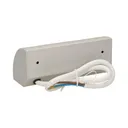 141179 - Under-cabinet electrical socket, grey, Schuko 2x230V; for use in furniture, glass-cases; easy to assembly