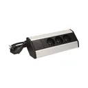 141176 - Furniture socket with 1.8m cable 3 x 230V AC/16A; 3680W; IP20; cabel lenght 1,8 m