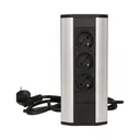 141176 - Furniture socket with 1.8m cable 3 x 230V AC/16A; 3680W; IP20; cabel lenght 1,8 m