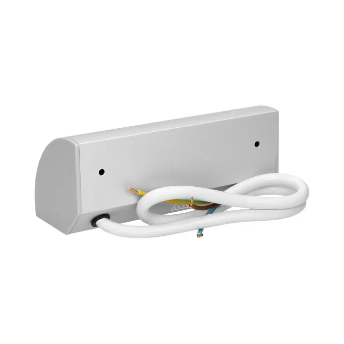141165 - Under-cabinet electrical socket, grey 2x230V; for use in furniture, glass-cases; easy to assembly; grey