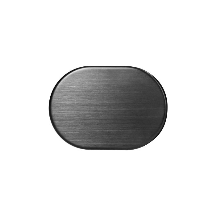 141158 - Flush-fitting furniture socket Ø6cm with sliding cover, USB charge, Schuko 1x2P+E (Schuko), 1xUSB (type A, 2, 4A), 3x1,5mm2, cable: 1,9m, black