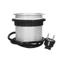 141150 - Flush-fitting furniture socket with USB charger and 1.5m cable, Schuko 3 x 230V AC/16A; 3680W; IP20 ; 2 x output USB charger USB 5V DC; cabel lenght 1,5 m