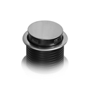 141148 - Recessed furniture socket Ø6cm with USB charger and 1.5m cable, 3x2P+E (Schuko), 2xUSB (type A and C), INOX