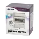 140807 - 1 phase electricity consumption indicator, 80A, 5 modules, DIN TH-35mm