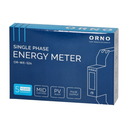 140812 - 1-phase electricity meter, bidirectional, 100A, MID, 1 module, DIN TH-35mm, PV-ready