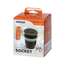 141139 - Flush-mounted furniture socket 2P+E with EasyEject system, USB QC 3.0, 1.5m cable + USB adapter