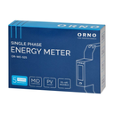 140813 - 1-phase electricity meter, bidirectional, 100A, RS-485 port, MID, 1 module, DIN TH-35mm, PV-ready