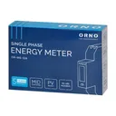 140814 - 1-phase electricity meter, bidirectional, multi-tariff, 100A, RS-485 port, MID, 1 module, DIN TH-35mm, PV-ready