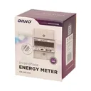 140817 - 3-phase energy meter, 80A power supply: 3x230V/400 AC, 50-60Hz, current: 5(80)A, pulse frequency: 1000 imp/kWh, signaling read: flashing LCD, installation rail: DIN TH-35mm