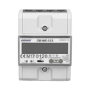 140817 - 3-phase energy meter, 80A power supply: 3x230V/400 AC, 50-60Hz, current: 5(80)A, pulse frequency: 1000 imp/kWh, signaling read: flashing LCD, installation rail: DIN TH-35mm