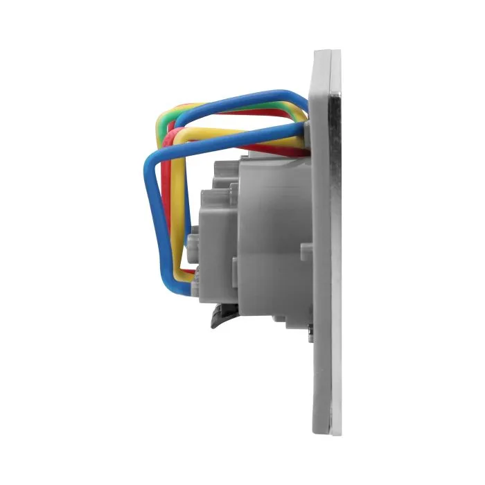 141134 - Double hermetic electrical socket with a windproof junction box, IP55, stainless steel