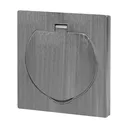141130 - Hermetic electrical socket with a windproof junction box, IP55, stainless steel