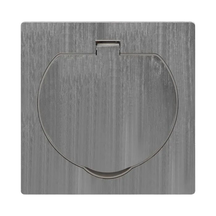 141130 - Hermetic electrical socket with a windproof junction box, IP55, stainless steel