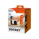 141124 - Flush-fitting furniture socket with 1.5m cable 4 x 230V AC/16A; 3680W; IP20; cabel lenght 1,5 m