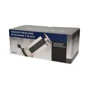 141122 - Pop up desk socket ⌀10cm with 1.8m cable, INOX 3 x 230V AC/16A; 3680W; IP20; cabel lenght 1,8 m,  for use in furniture; INOX