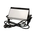 141073 - Dustproof, Recessed furniture socket with two USB chargers and 1.8m cable 3 x 230V AC/16A; 3680W; IP20; 2xUSB, cabel lenght 1,8 m