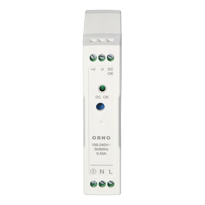140828 - Industrial power supply for a DIN rail, 24VDC, 0.42A, 10W, plastic housing
