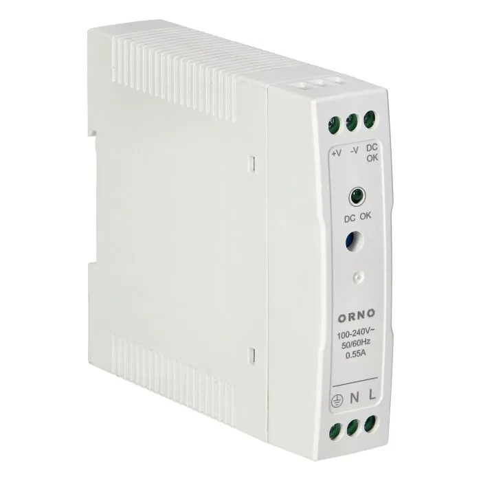 140828 - Industrial power supply for a DIN rail, 24VDC, 0.42A, 10W, plastic housing