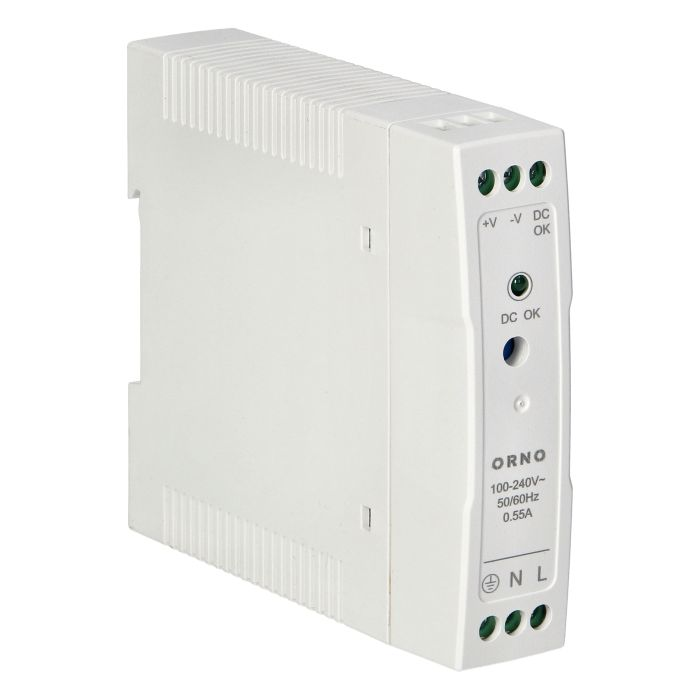 140828 - Industrial power supply for a DIN rail, 24VDC, 0.42A, 10W, plastic housing