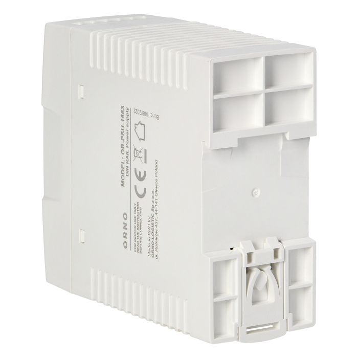 140831 - Industrial power supply for a DIN rail, 24VDC, 2.5A, 60W, plastic housing