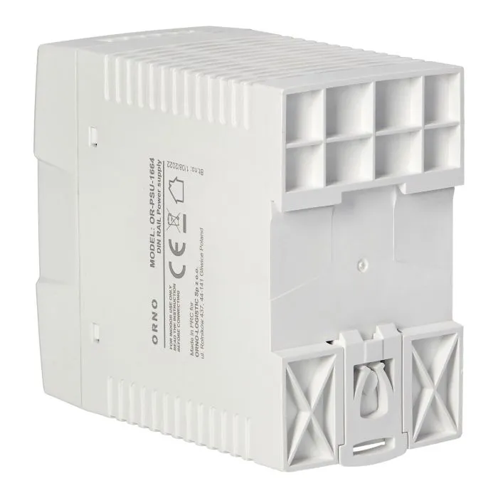 140832 - Industrial power supply for a DIN rail, 24VDC, 4A, 96W, plastic housing