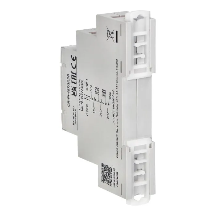 140840 - Installation relay, 3P, 8A, 12-230 VUC