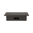 141057 - Recessed furniture socket 2x2P+E with three USB ports (wihout USB-charger), black power supply: 230V AC / 56-60Hz; maximum load: 3600W; protection rating: IP20; colour: black