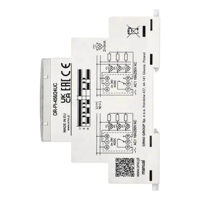 140841 - Installation bistable relay, 24 VAC / DC, 16A