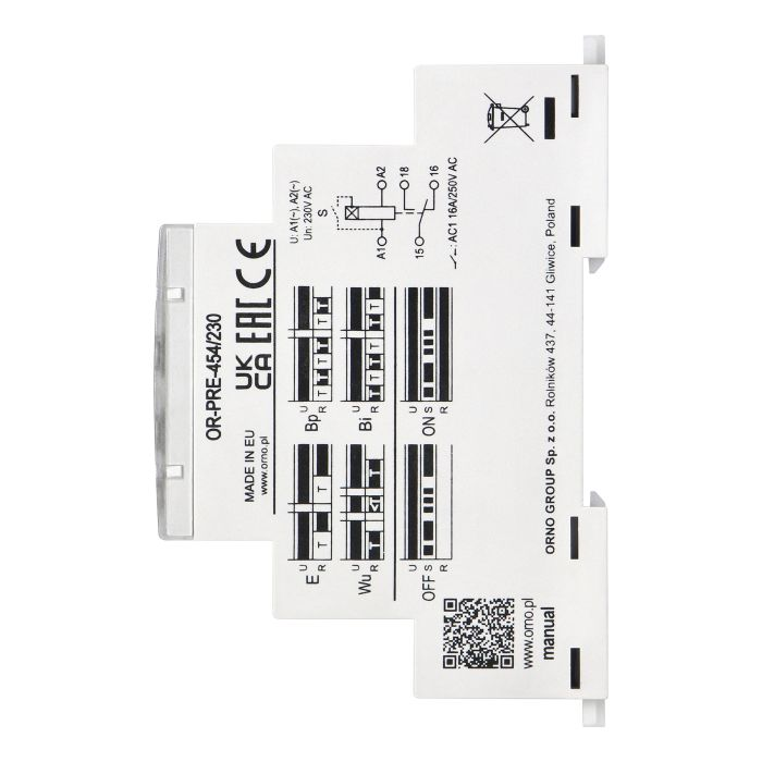 140846 - Time relay - 10 functions, 230VAC