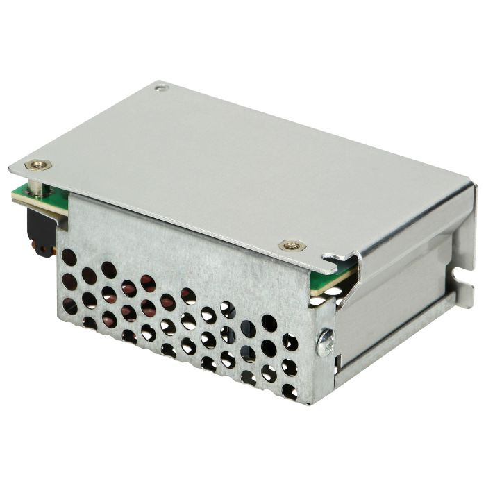 140853 - Open frame power supply unit 25W, 12V, IP20 equipped with short-circuit and overload protection, and an output voltage adjustment; instantaneous overload 150%