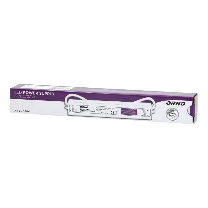 140865 - LED driver AC/DC 12V/30W, IP67 12V, 30W, IP67
